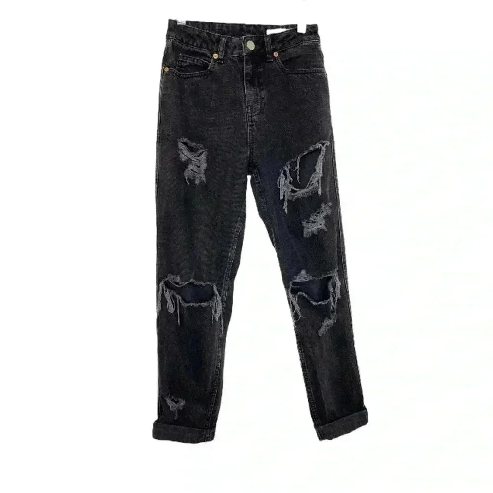 ASOS Black Distressed Jeans